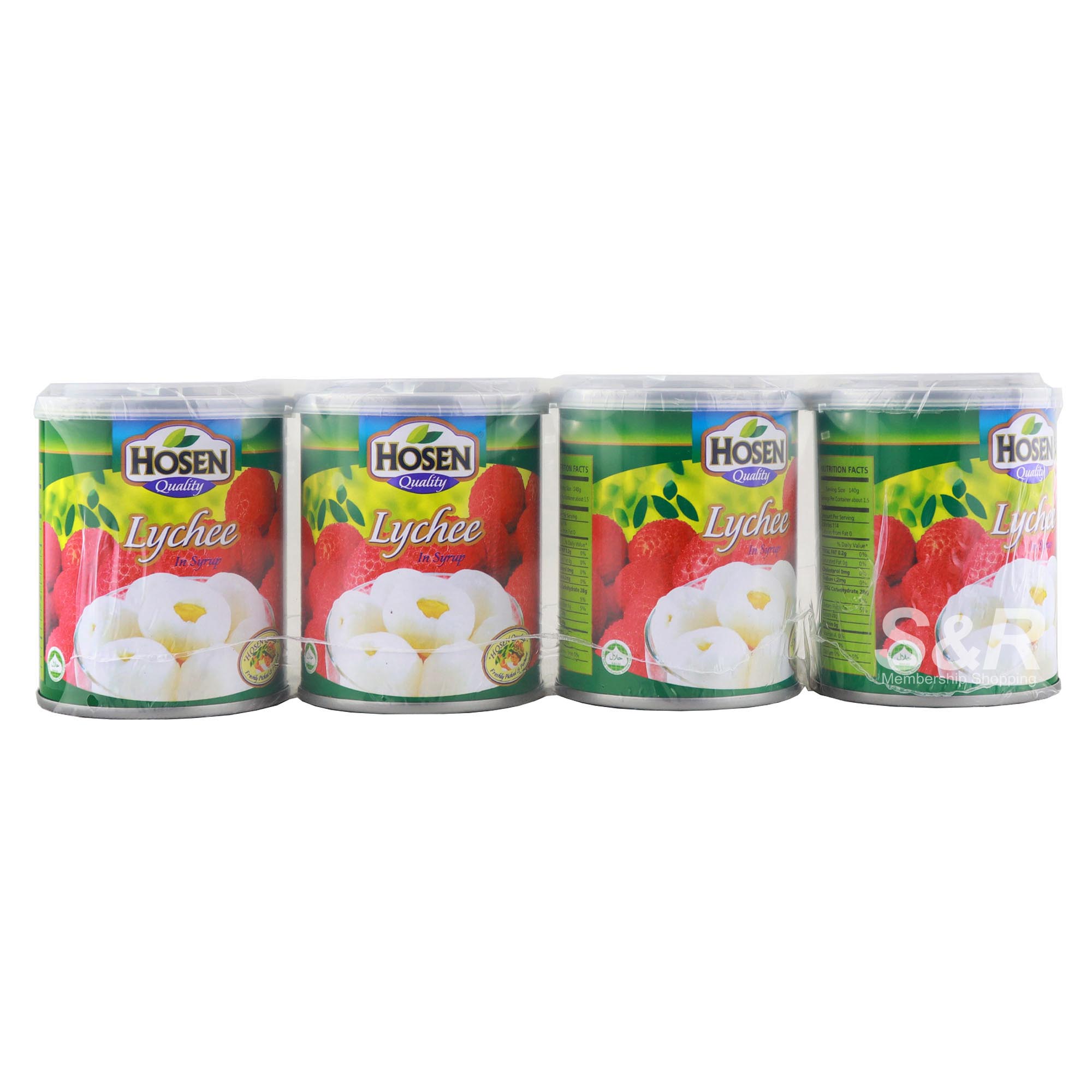 Hosen Quality Lychee in Syrup 4 cans Hosen Quality Lychee in Syrup 4 cans